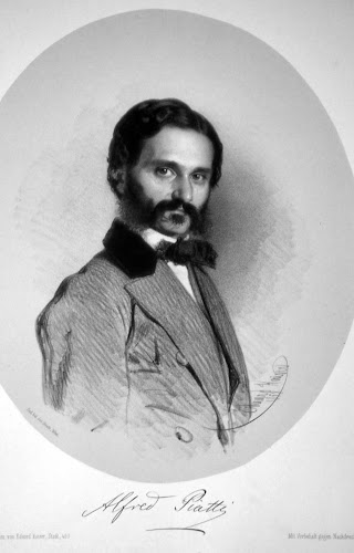 Alfredo Piatti, Lithograph by Eduard Kaiser, 1858 Alfredo Piatti, Lithograph by Eduard Kaiser, 1858
