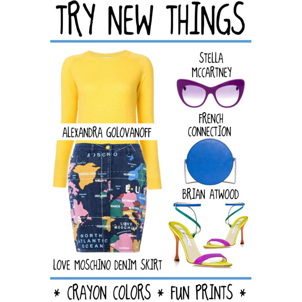 Try New Things For Spring (Crayon Colors & Fun Prints)