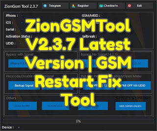 Icloud bypass ziongsm tool free download 1
