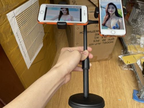 Giá đỡ điện thoại livestream 2 kẹp WS-811 điều chỉnh được độ cao 13 f5d62ed4f 816d 43c2 af28