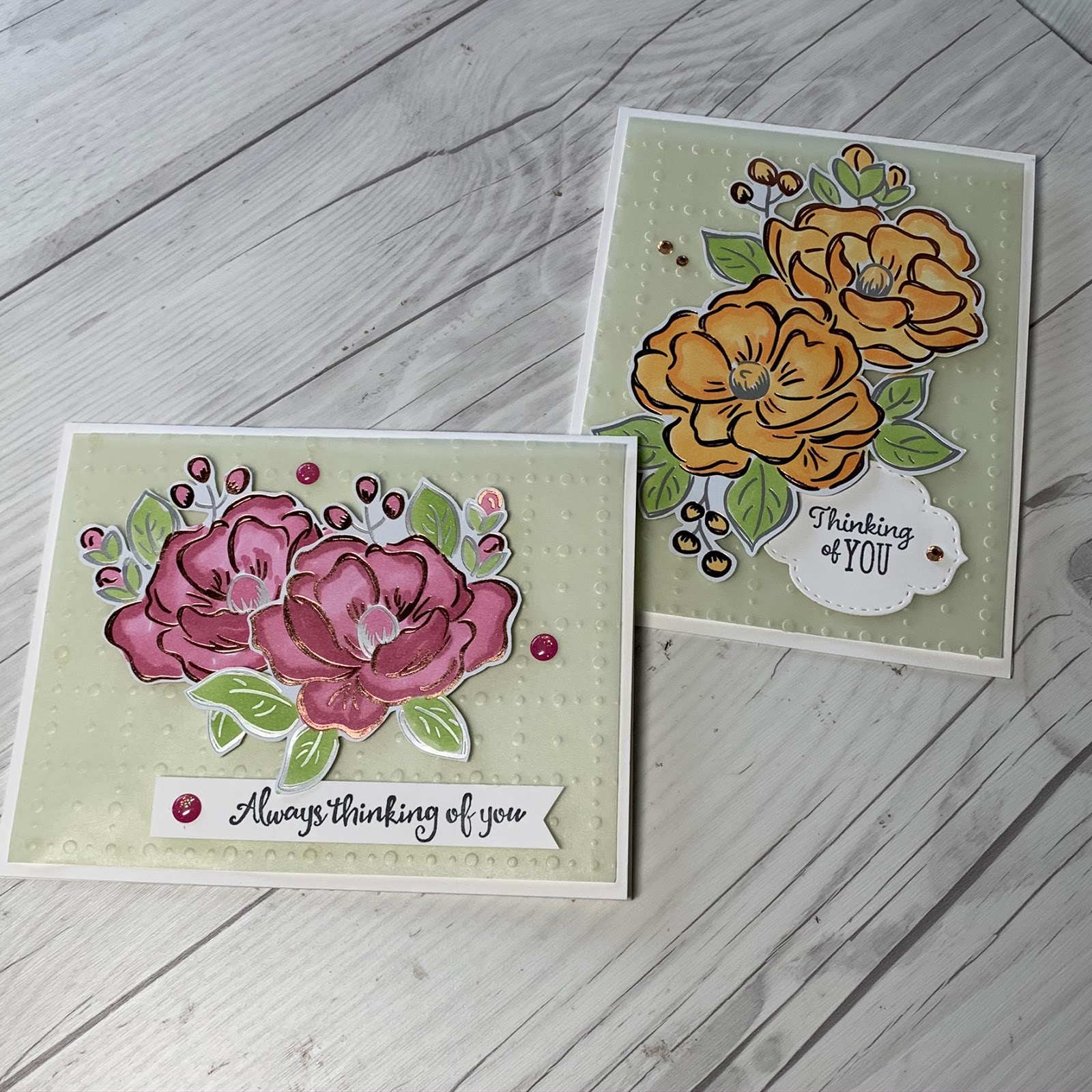 More Flowering Foils and So Very Vellum Specialty Designer Series Paper ...