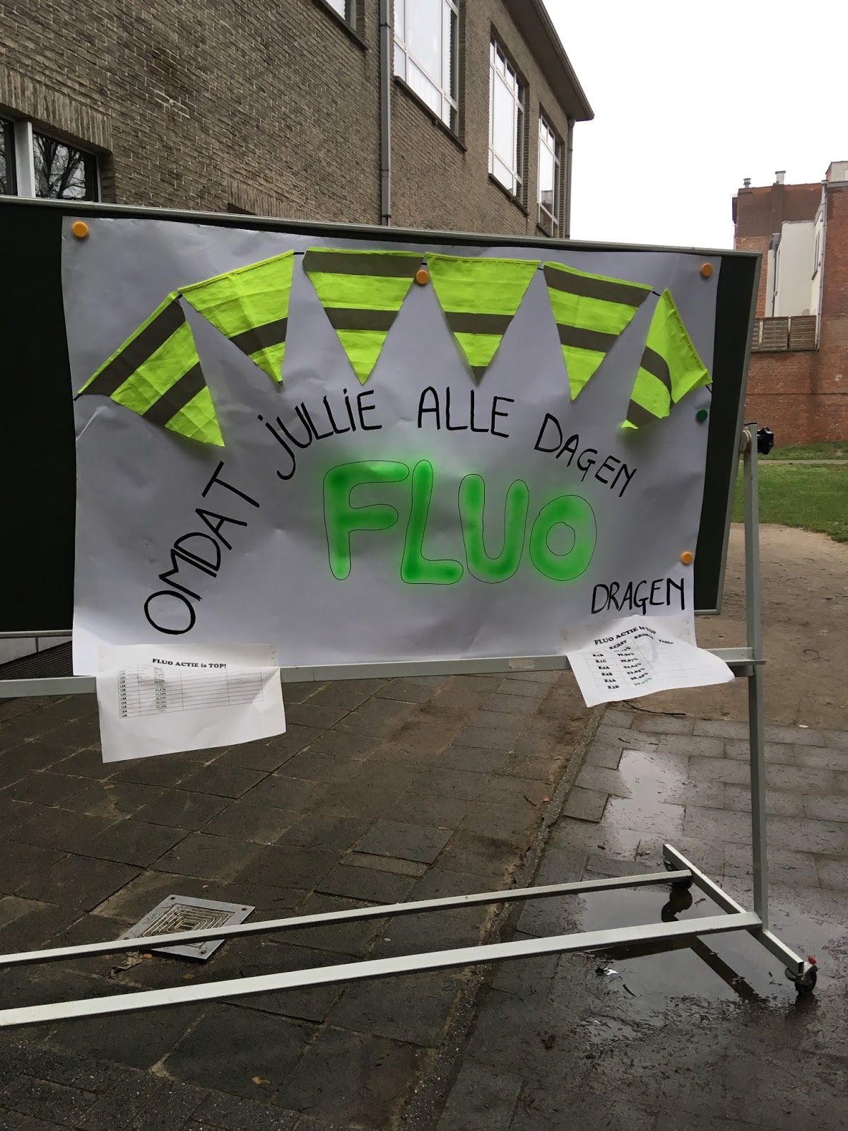burgemeester Subjectief element Franciscusschool : FLUO-actie op onze school!