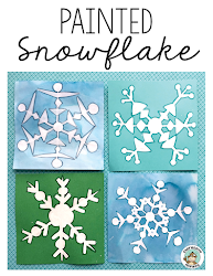 snowflake demo snowflakes paint technique step drawing draw paper construction easy way painted colored metallic fun