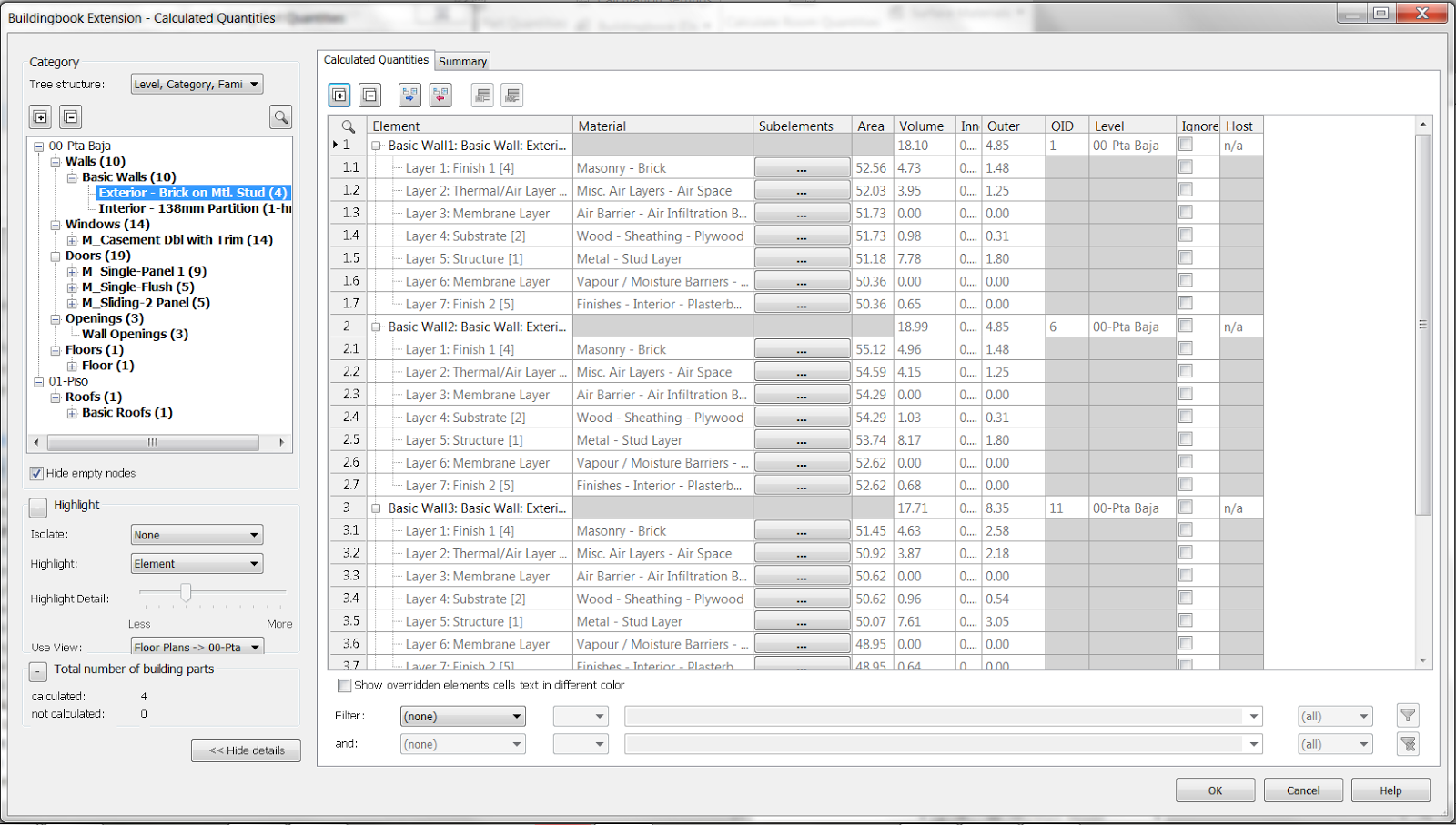 Lucrecia Real Extensión para Revit 2015 ROOMBOK AREABOOK BUILDINGBOOK