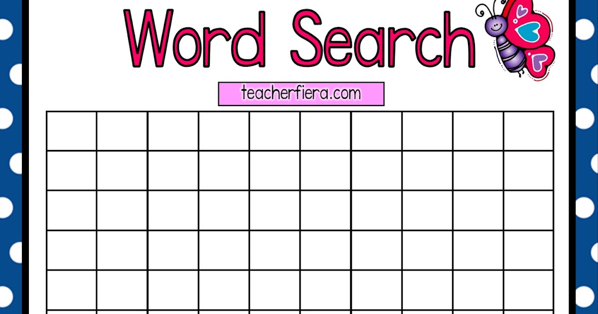 Word Sleuth Template