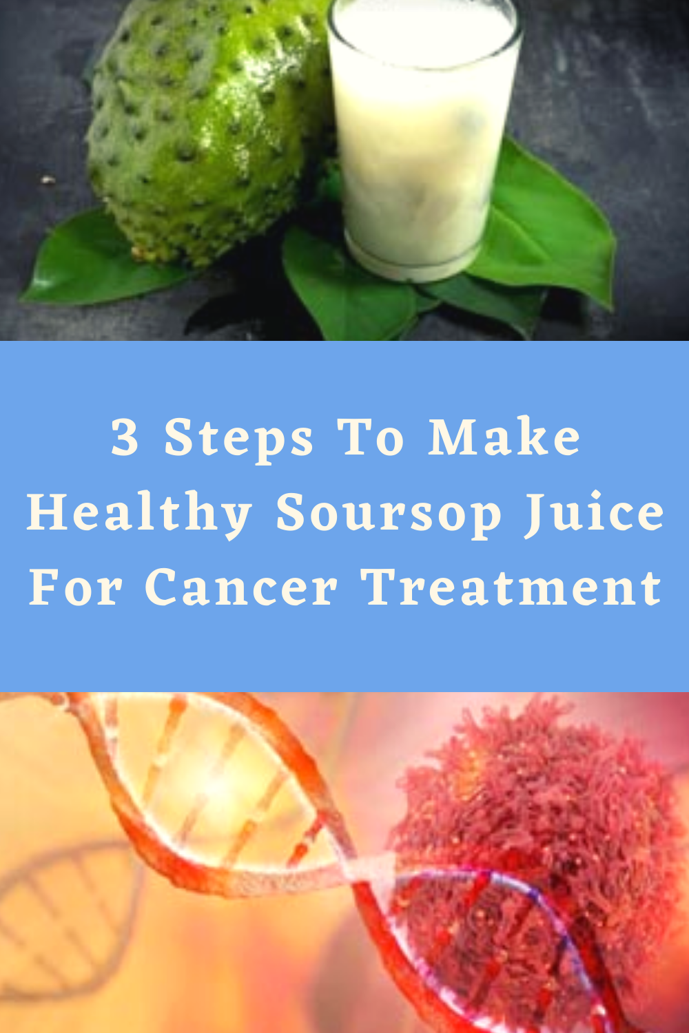 3 Steps To Make Healthy Soursop Juice For Cancer Treatment