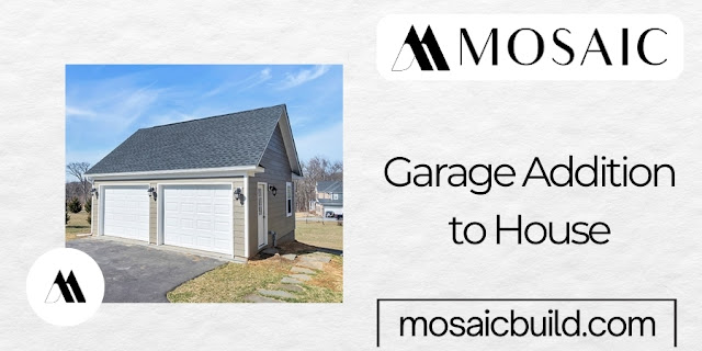 Garage Addition to House - Mosaic Design Build