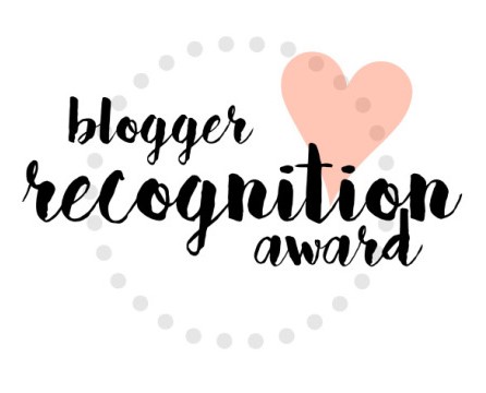 Blogger recognition award