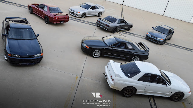Toprank International Vehicle Importers specializes in importing and selling JDM (Japanese domestic market) cars. From Nissan Skylines to Toyota Chasers, vehicles over 25 years old are legal to import. In addition to JDM cars, we can also import cars from other countries, Show or Display vehicles, and race cars.