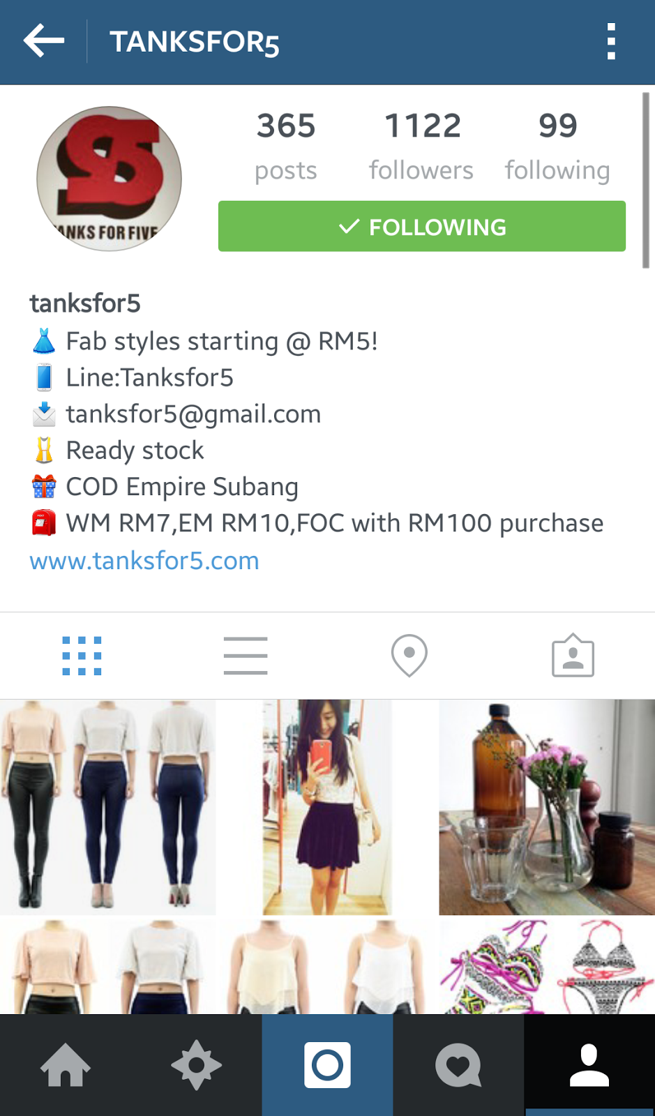 Top 5 Affordable Online Shop on Instagram ( Malaysia )