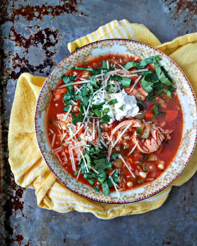 Mango & Tomato Summer Chicken Soup. Meal Prep In A Pressure Cooker.