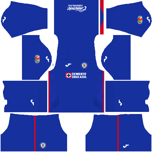 recinto Porque ética Kits/Uniformes para FTS 15 y Dream League Soccer: Kits/Uniformes Cruz Azul  - Liga MX 2020/2021 - FTS 15/DLS