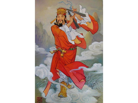 Mythologie Chinoise Cao Guojiu, un des 8 immortels du taoïsme