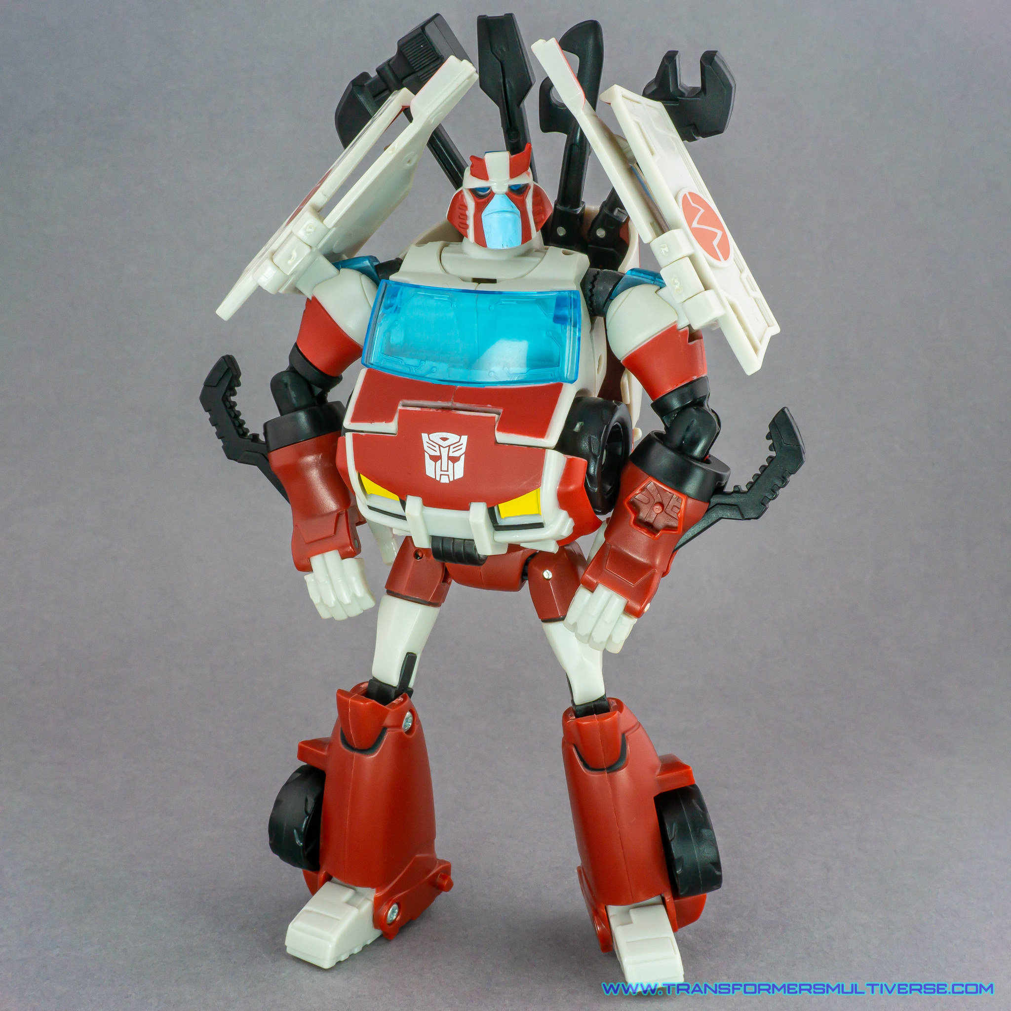 Transformers Animated Ratchet with tools stored on back