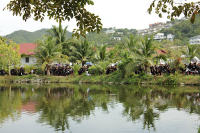 Cremation ceremony of H.M. the late King Bhumibol Adulyedej on Koh Samui
