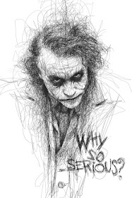 14-Heath-Ledger-The-Joker-Batman-Vince-Low-Scribble-Drawing-Portraits-Super-Heroes-and-More-www-designstack-co