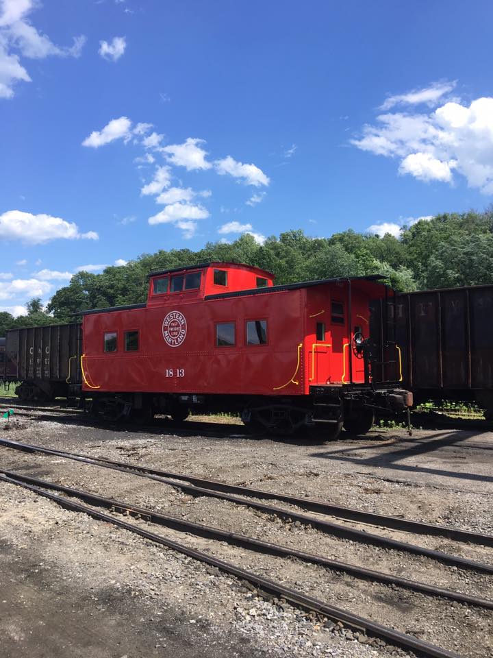 Western Maryland Scenic Railroad New Caboose Colors (Photos)