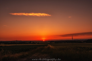Naturfotografie Sonnenuntergang Weserbergland Nikon