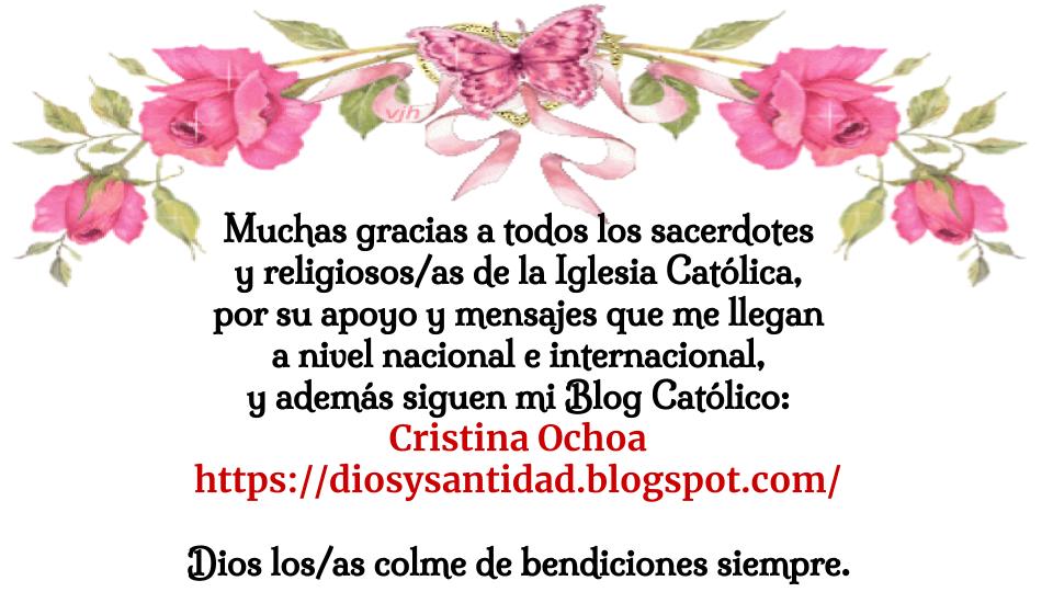 ¡Muchas gracias a todos/as por seguir este Blog Católico Amor Eterno!