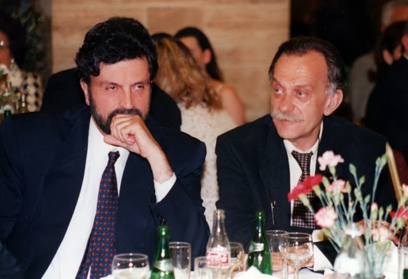 Με τον Πρύτανη Ιωάννη Αντωνόπουλο κατά τη διάρκεια των Πρυτανικών εκλογών