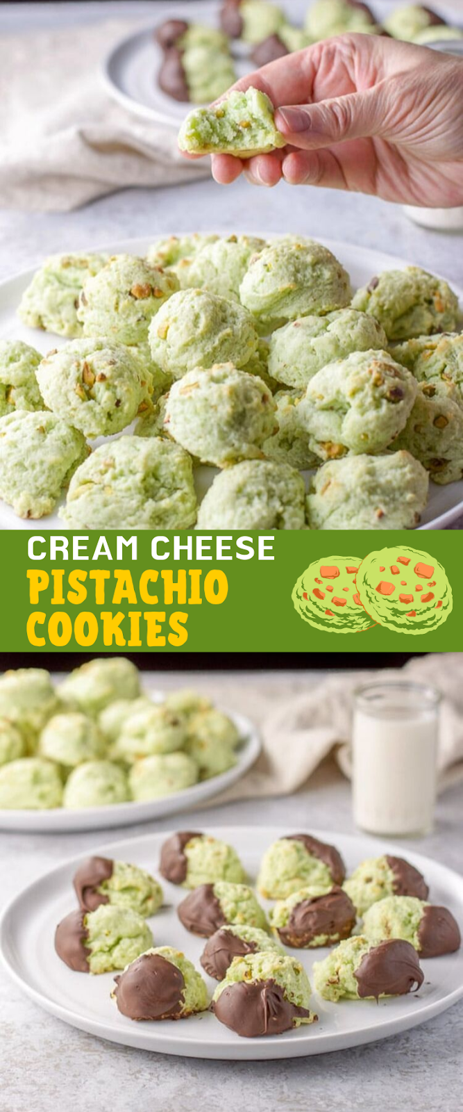 77 Cream Cheese Pistachio Cookies