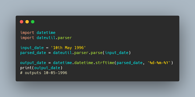 Python Program to convert date into a specified format