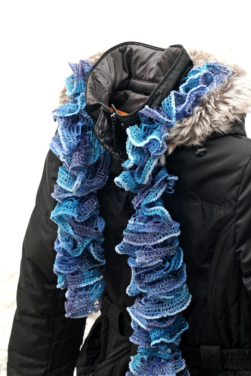 Log Cabin Sewing Studio The Ruffle Scarf