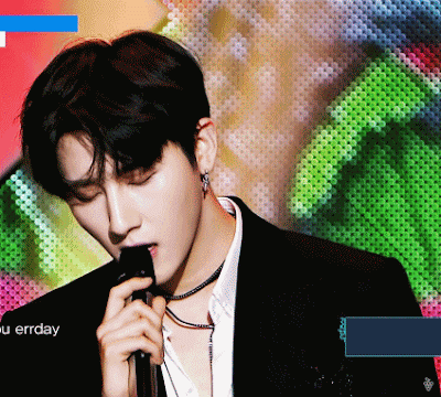 오늘자 앉아서 부르는 몬스타엑스 아름다워.gif | 인스티즈