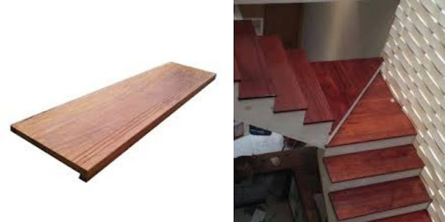 papan kayu tangga merbau