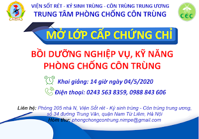 Lớp chứng chỉ phòng chống côn trùng Khóa 23