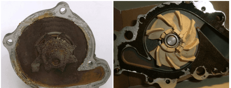 Signs of water pump failure symptoms
