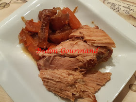 Bedon Gourmand Roti De Porc Sauce Moutarde Et Miel A La Mijoteuse