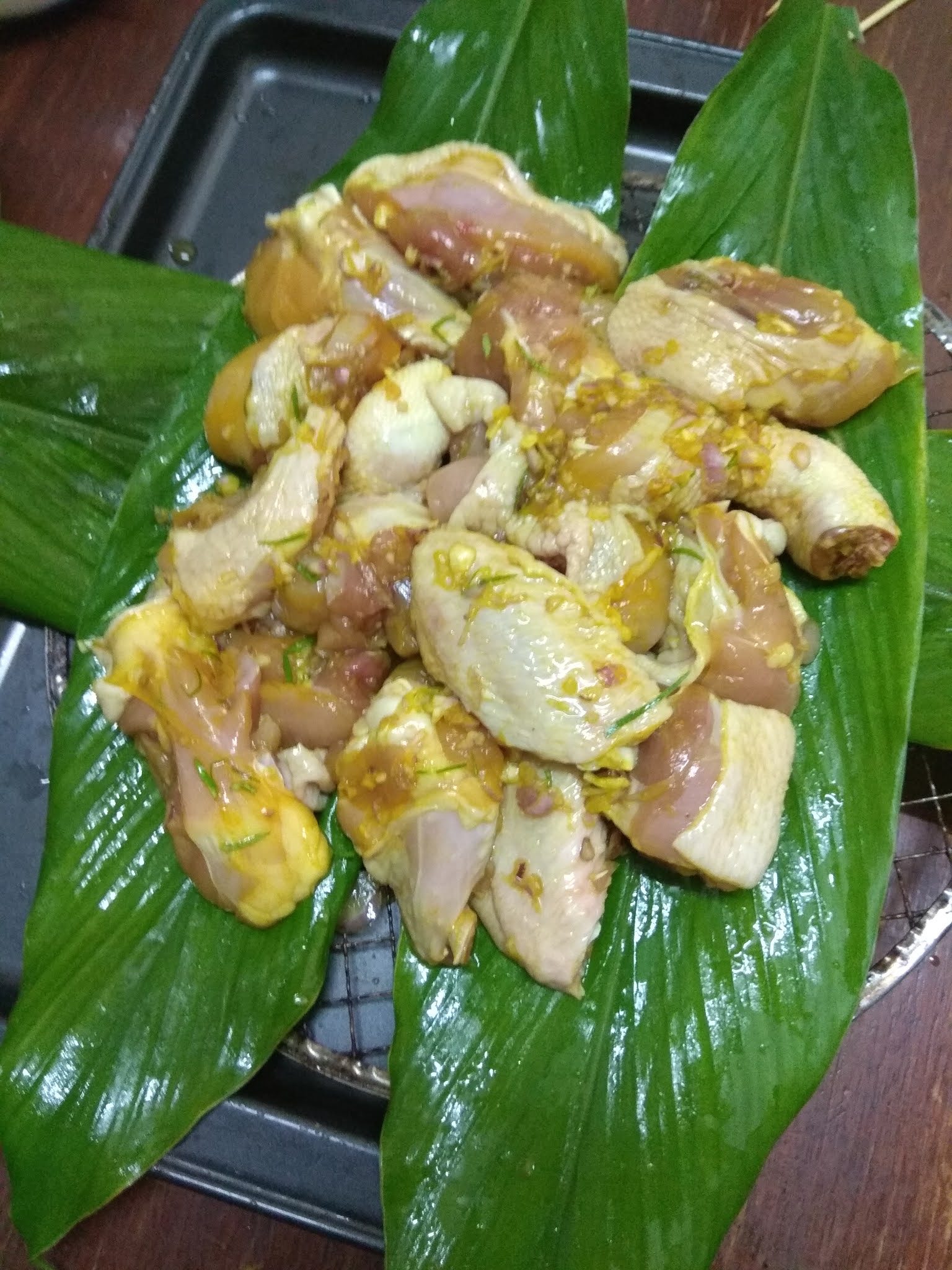 Elinluv's Tidbits Corner Turmeric Leaf Wrapped Chicken