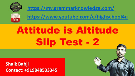 Attitude is Altitude SlipTest - 2