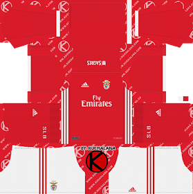 SL Benfica 2019/2020 Kit - Dream League Soccer Kits