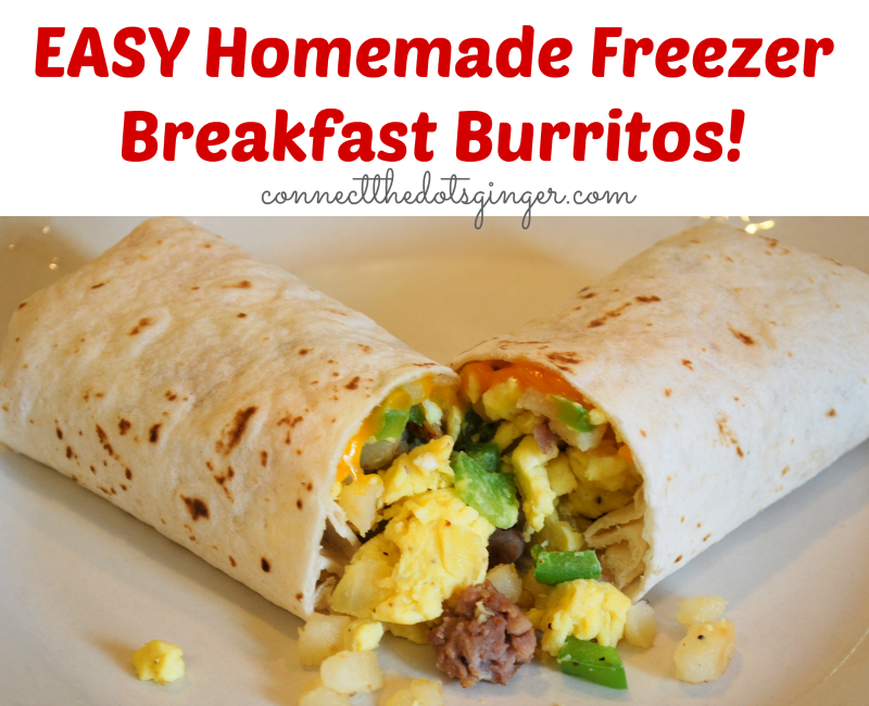 EASY Homemade Freezer Breakfast Burritos
