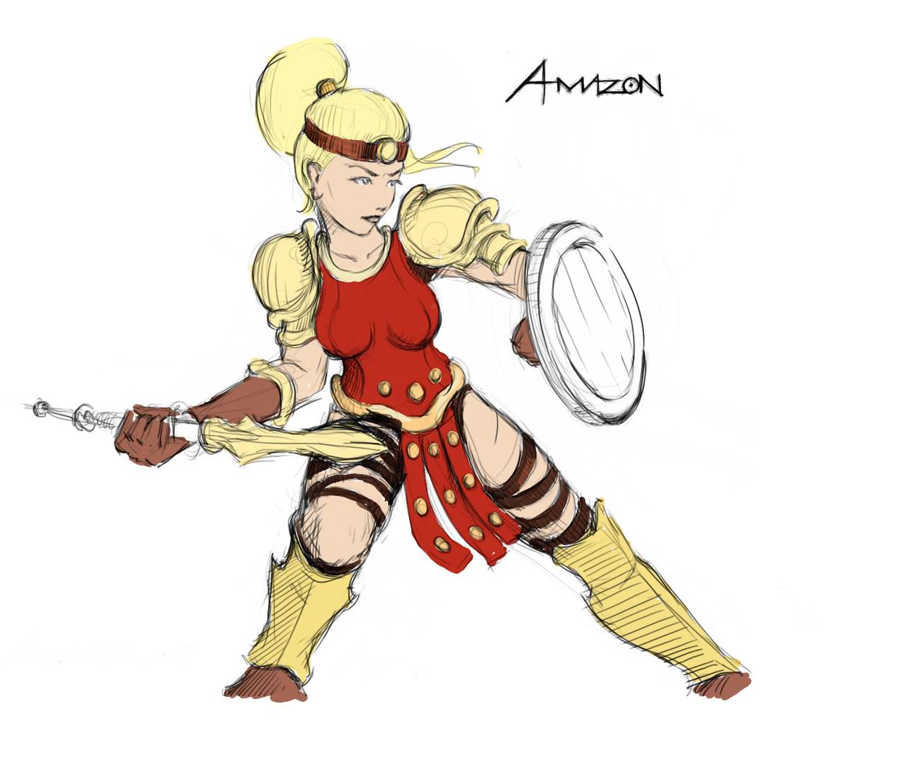 A Showcase WIP Diablo 2 Amazon CG