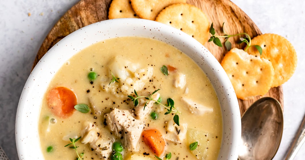 Sağlıklı Tavuklu Börek Pasta Çorbası (bütün 30, süt içermeyen)