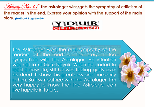 An Astrologer’s Day [Latest edition] English Yuvakbharati 12th Standard