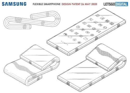 Samsung's foldable phone design got a new patent