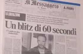 The front page headline in the Rome newspaper Il  Messaggero the day after General Dozier was freed