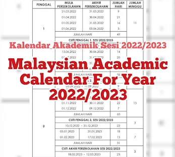 Gaston College Calendar 2023 Academic Calendar For Year 2022 For Malaysian Students | Tekkaus | Malaysia  Lifestyle Blogger | Influencer
