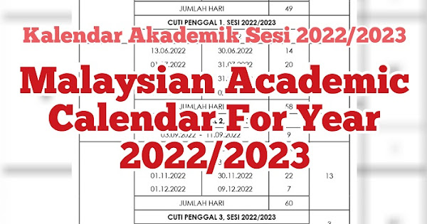 Rice University Calendar Fall 2023 Academic Calendar For Year 2022 For Malaysian Students | Tekkaus | Malaysia  Lifestyle Blogger | Influencer