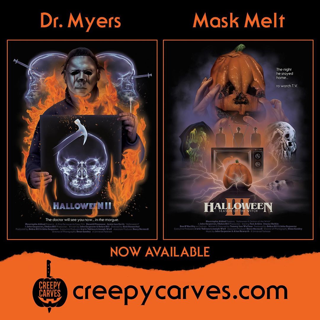 The Horrors of Halloween HALLOWEEN II DR. MYERS and HALLOWEEN III MASK