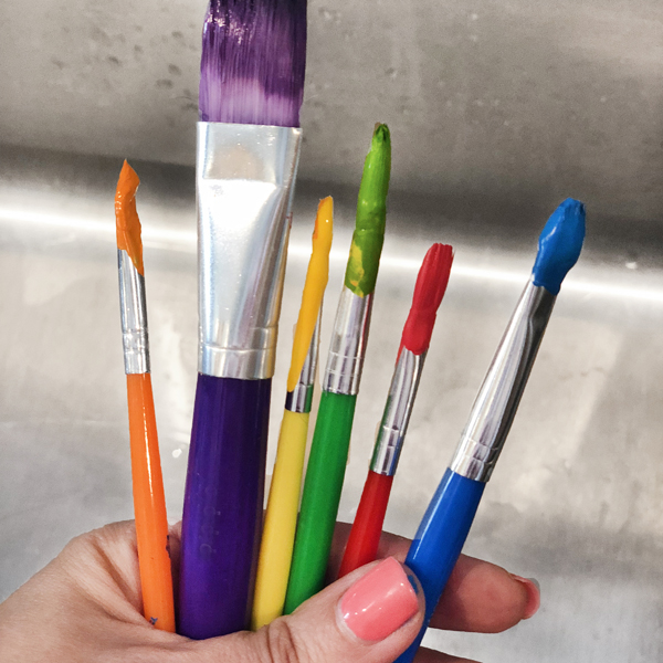 Clean Up After Painting How to Clean Paint Brushes and Get Paint Off