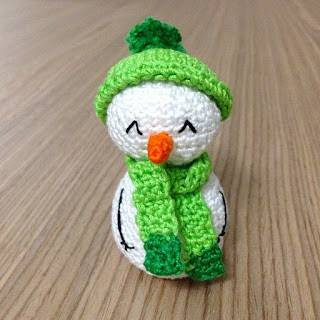 PATRON GRATIS MUÑECO DE NIEVE AMIGURUMI 31809