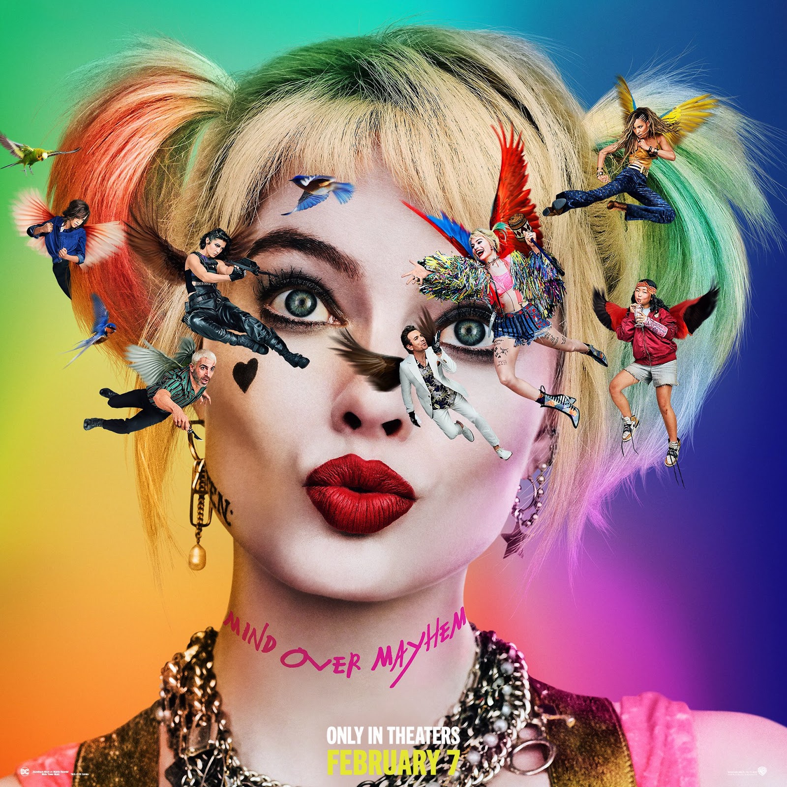 BIRDS OF PREY Releases a Bunch of Posters Featuring Harley Quinn