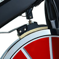 Durable pure wool felt brake pad on SYRINX Indoor Cycling Bike, spin bike, image