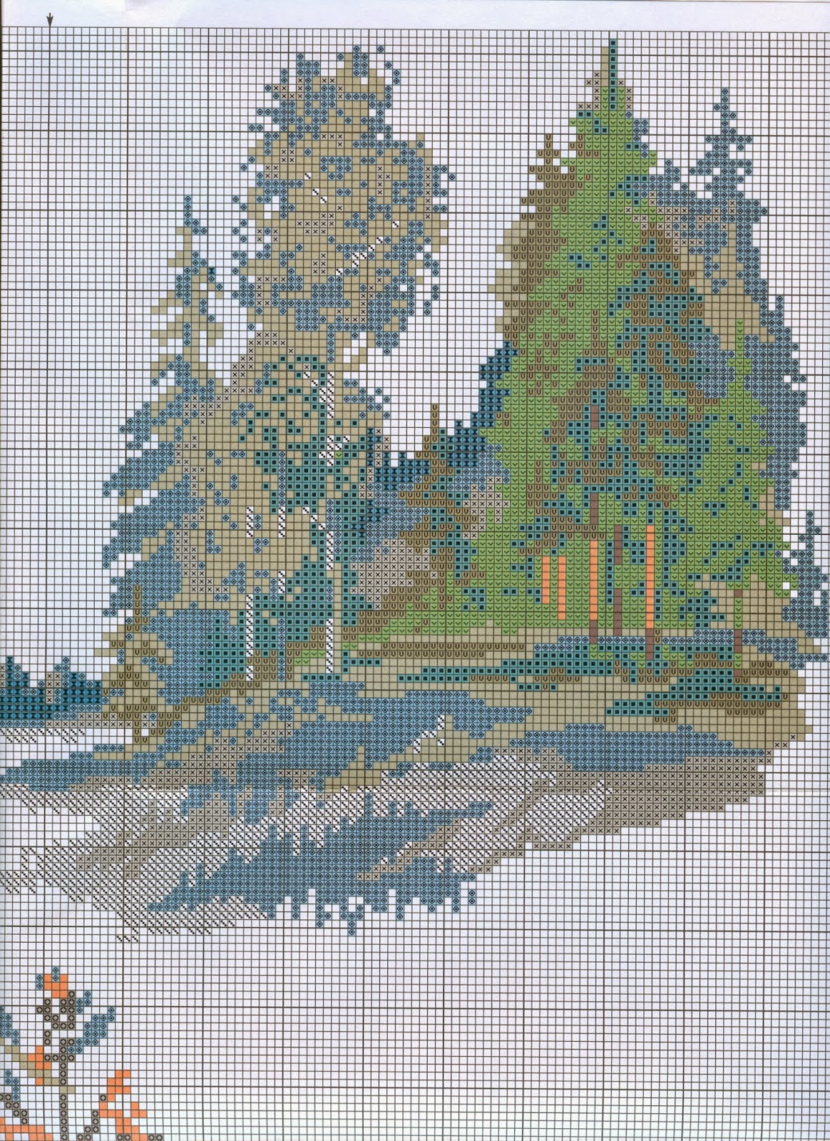 Схемы вышивки крестиком пейзажи. Вышивка крестом природа животные. Схемы для вышивки гобелена. Вышивка крестом гобелен. Вышивка крестом озеро в лесу.