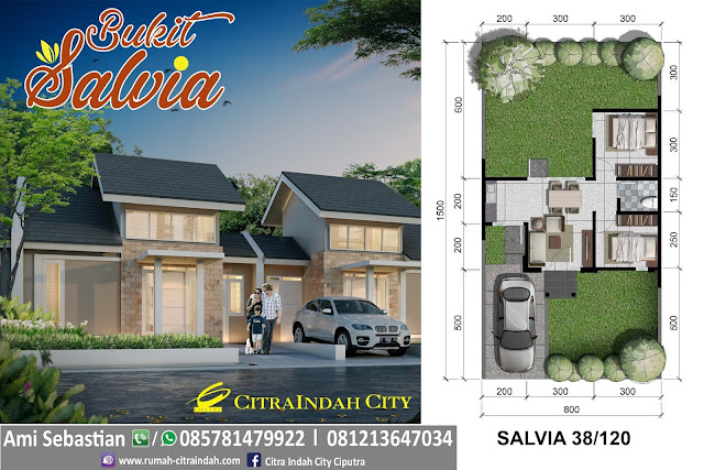 model-denah-rumah-salvia-38-120-Citra-Indah-City